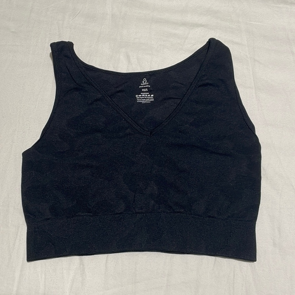 Phat Buddha Black Camo Sports Bra